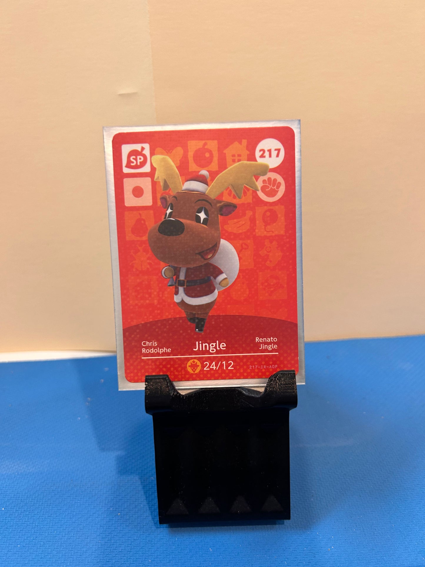 Amiibo #217 JINGLE Animal Crossing Genuine Card NEVER USED