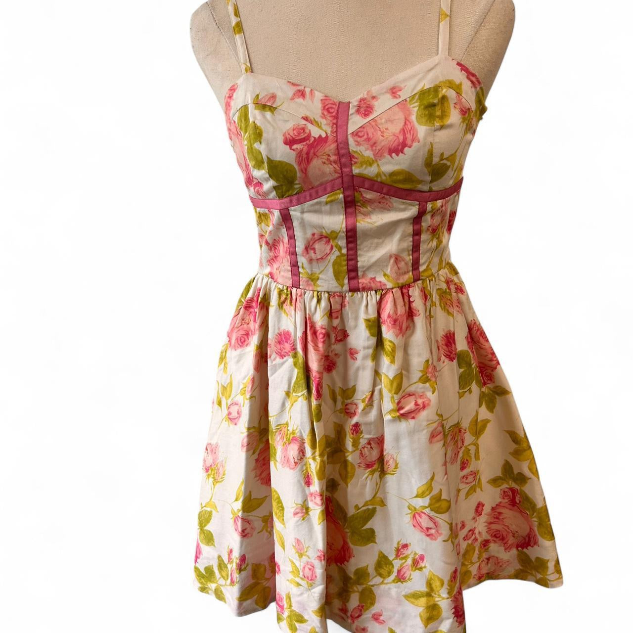 Miss Selfridge 90s corset dress