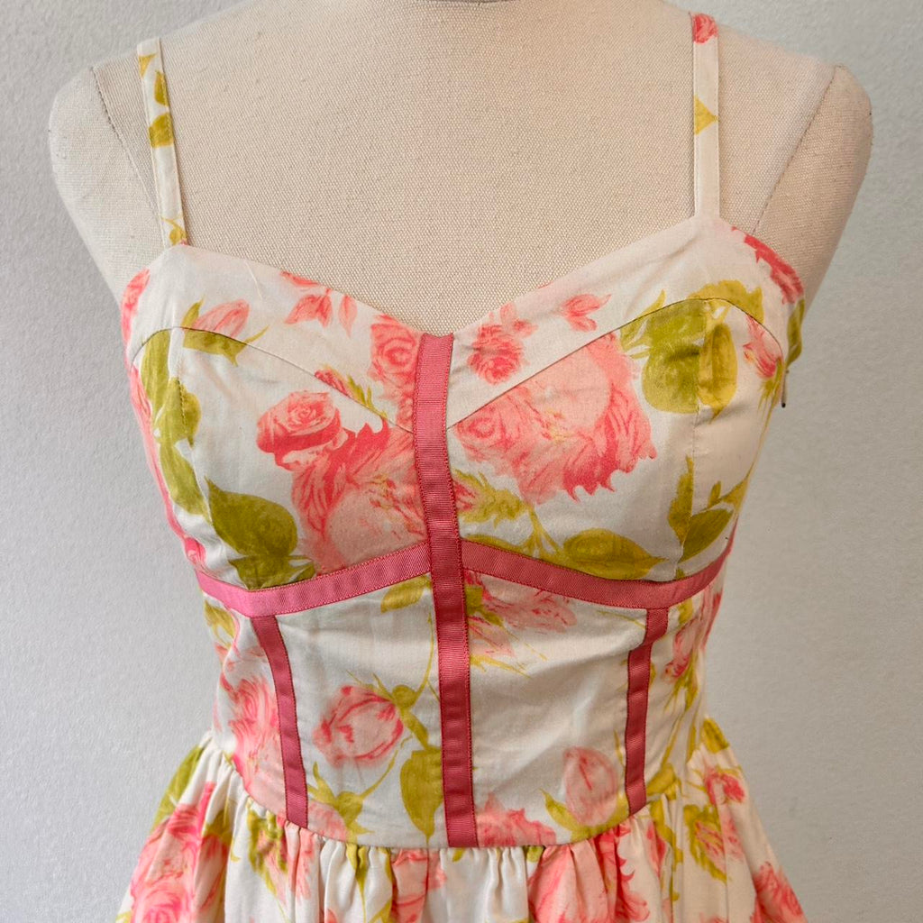 Miss Selfridge 90s corset dress