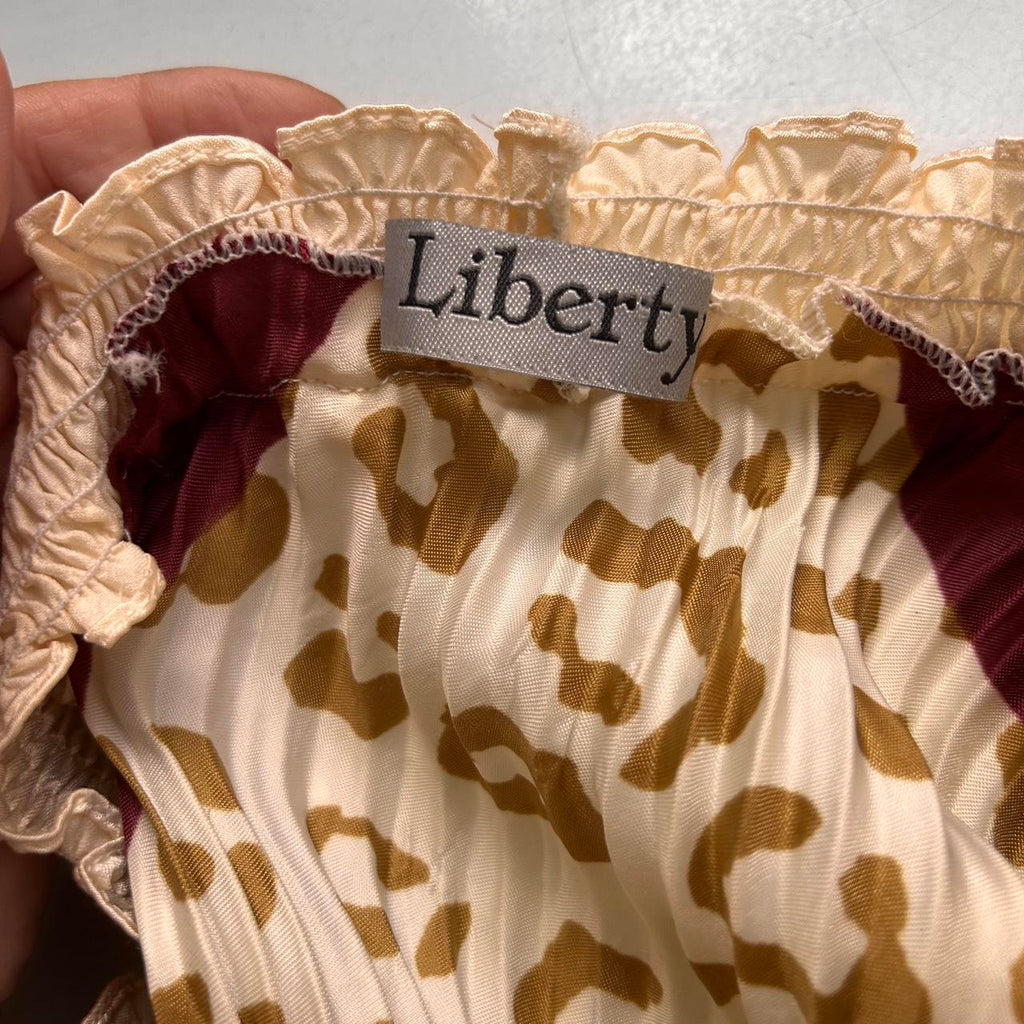 Liberty of London Leopard Pleated Halter Top