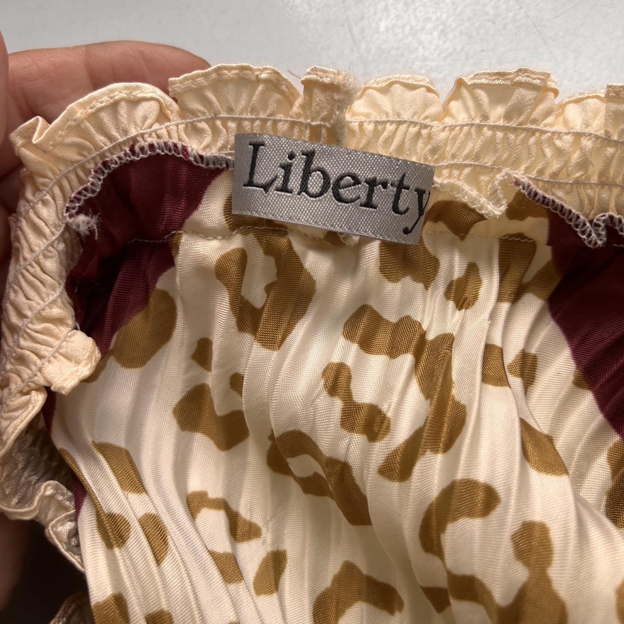 Liberty of London Leopard Pleated Halter Top