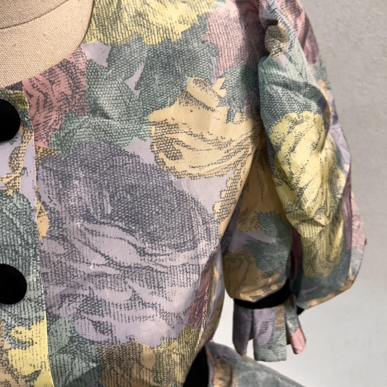 Mr Simon Australia 80s floral blouse