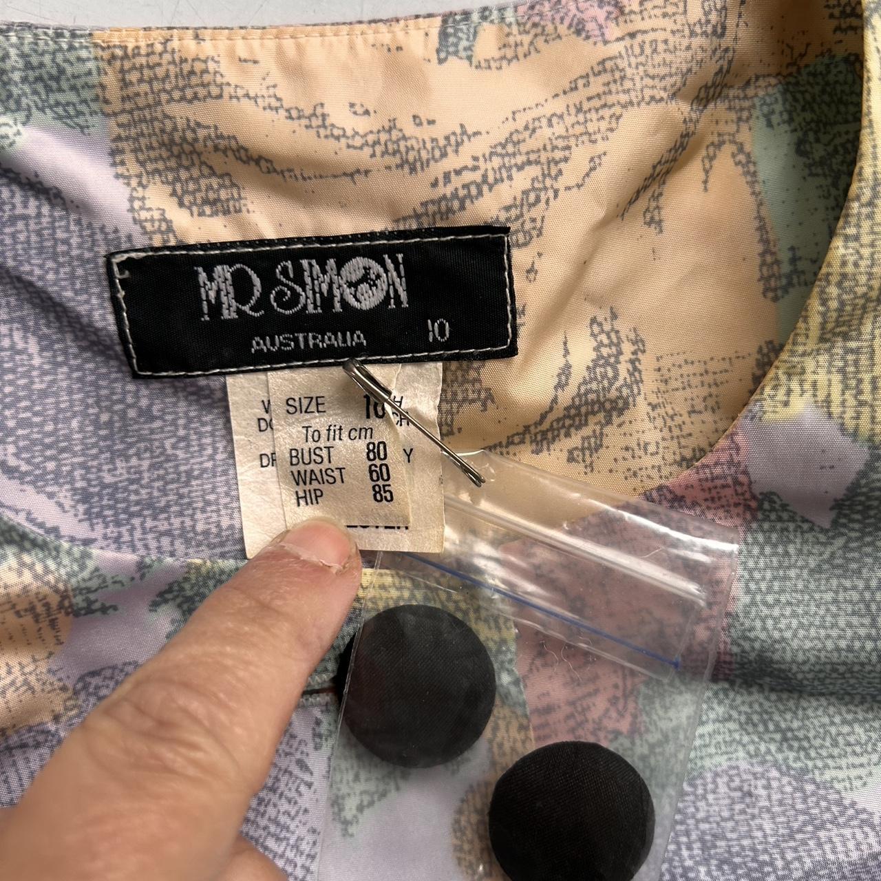 Mr Simon Australia 80s floral blouse