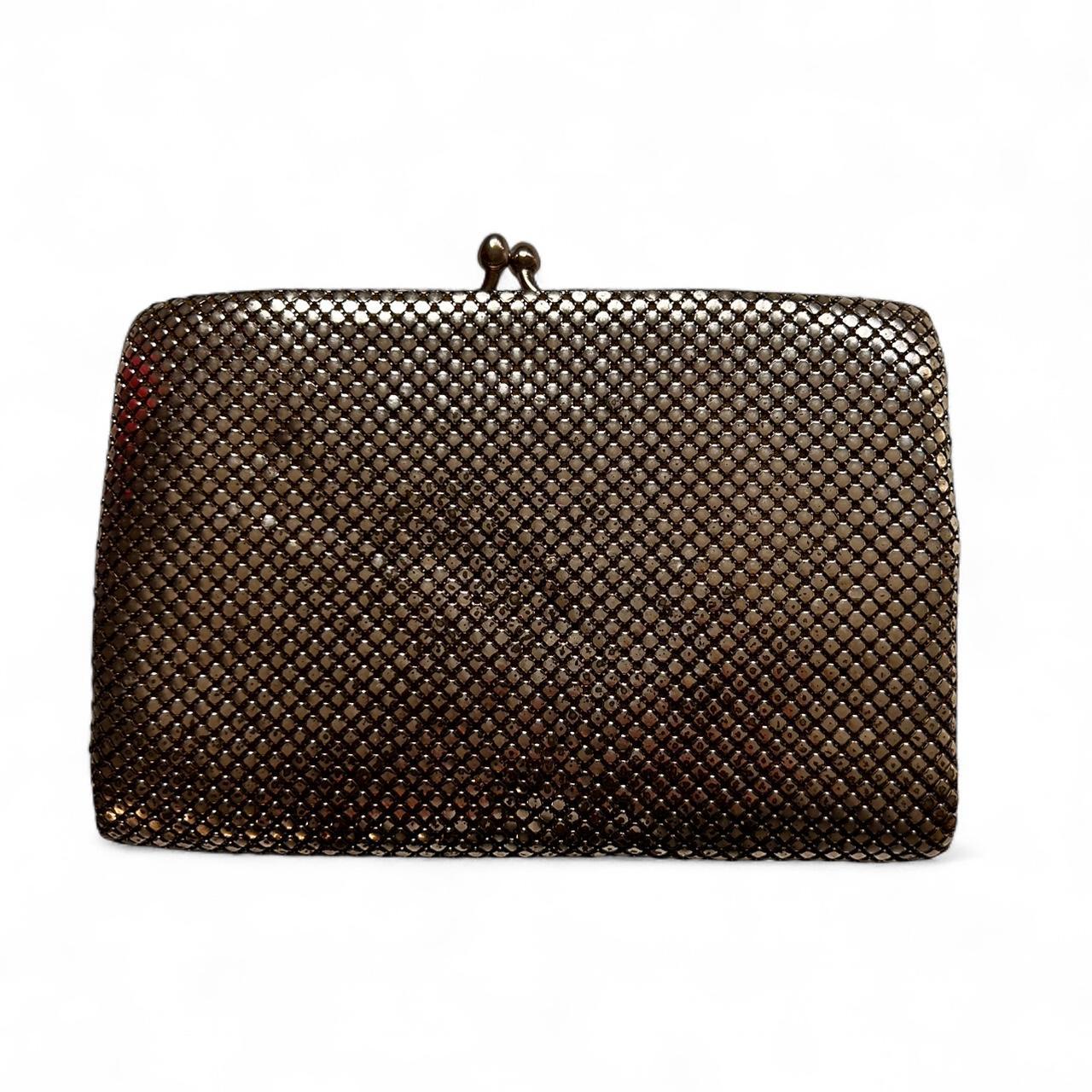 Vintage 80s silver mesh wallet