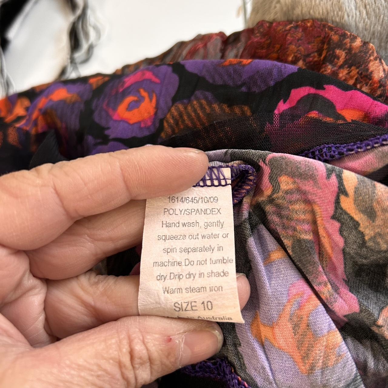 Motto multi-coloured floral print mini dress