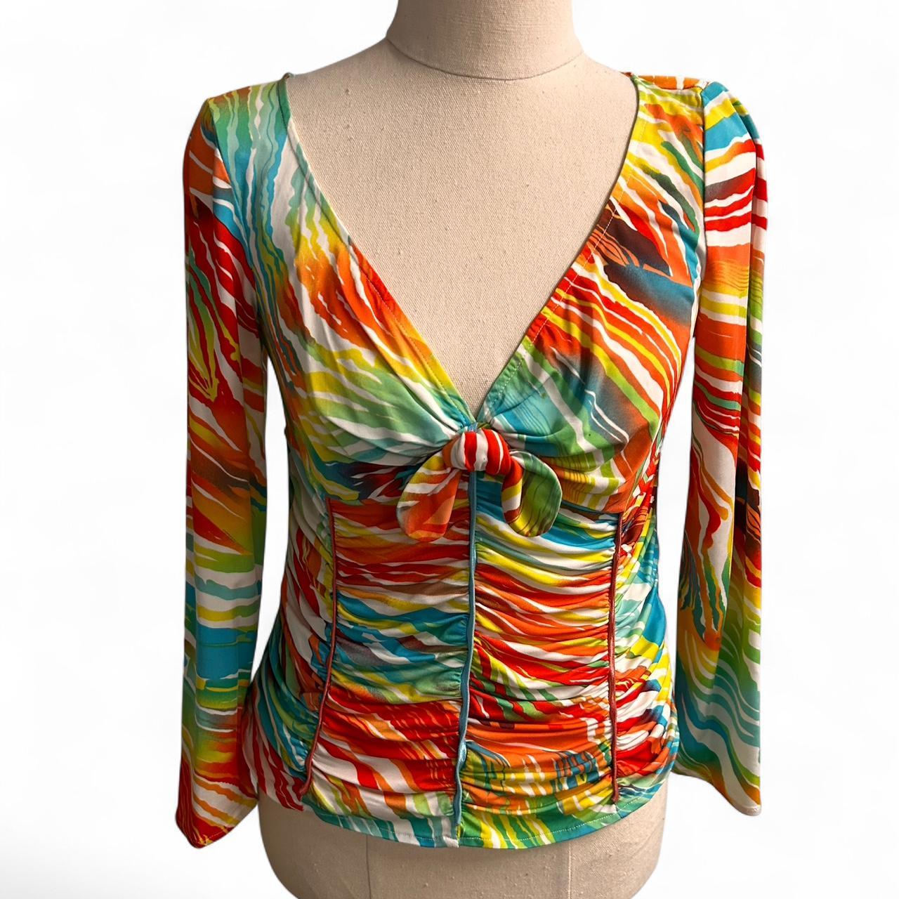 George Gross Y2K Ruffled Blouse