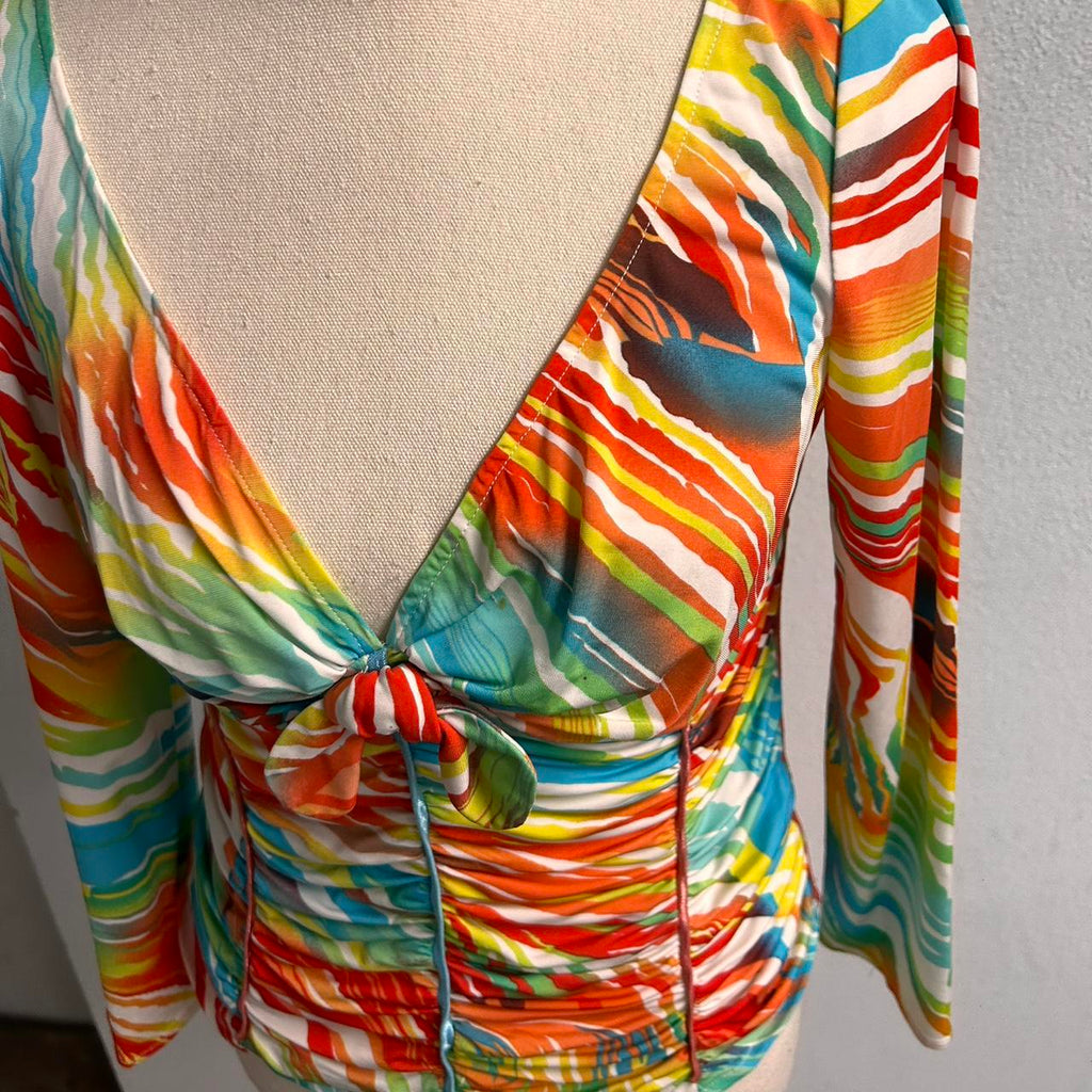 George Gross Y2K Ruffled Blouse