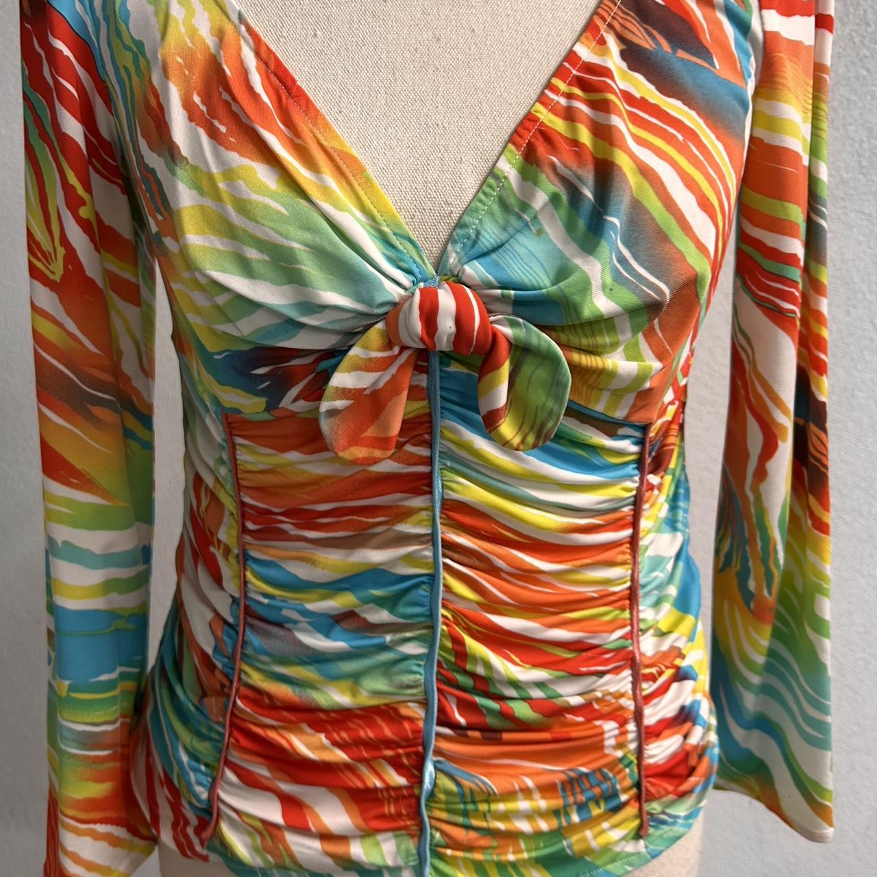 George Gross Y2K Ruffled Blouse