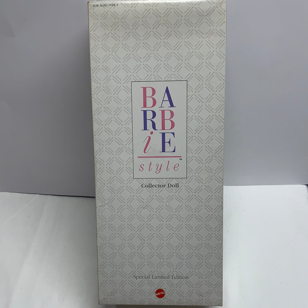 Barbie Style 1990 Barbie Doll Vintage - NIB Limited Edition  Colourful Dress