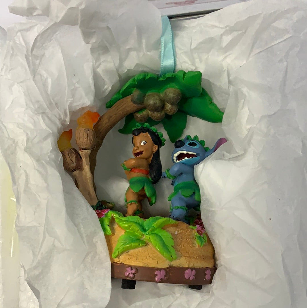 DISNEY Sketchbook Lilo & Stitch Singing Ornament NIB