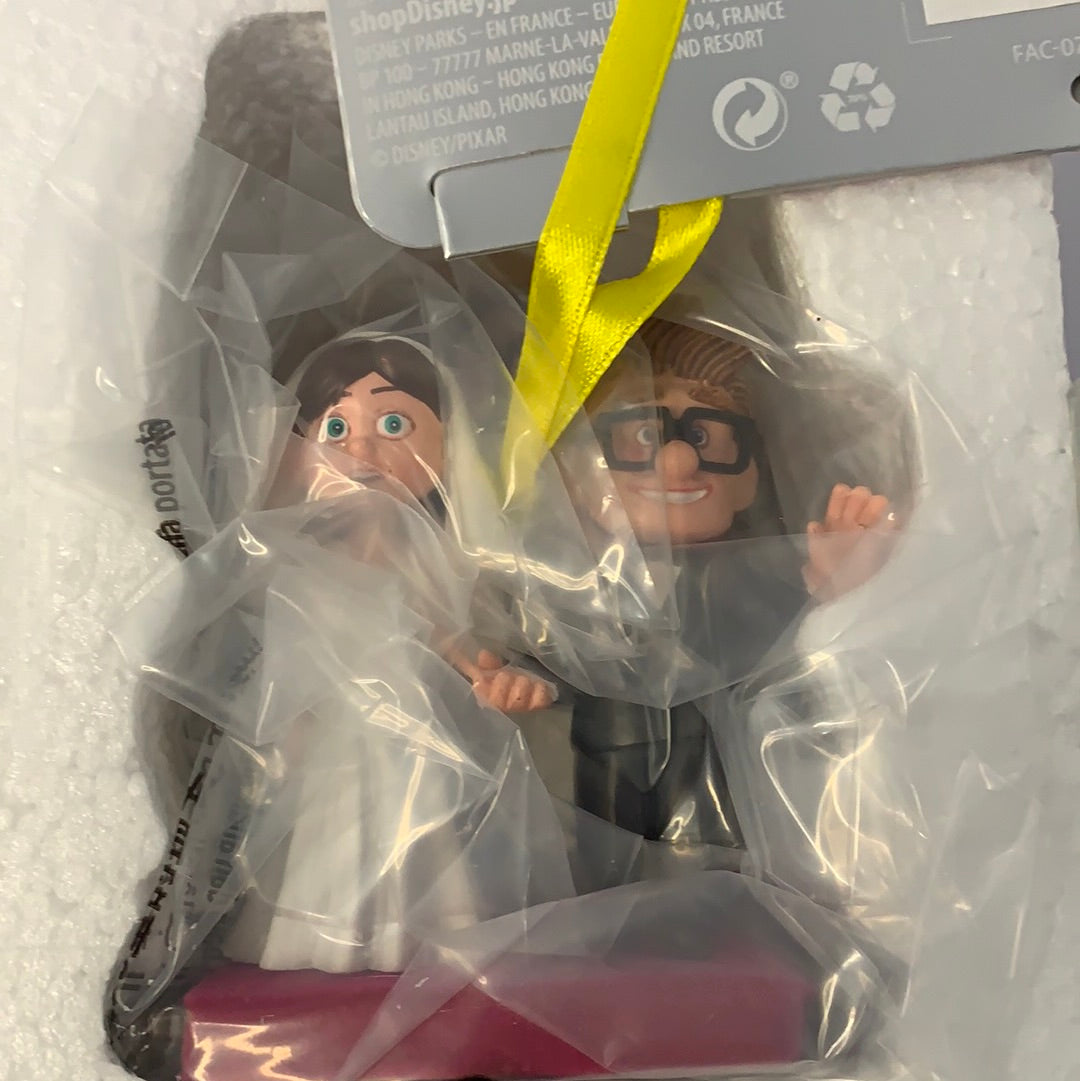 DISNEY UP Carl and Ellie Wedding Sketchbook Ornament