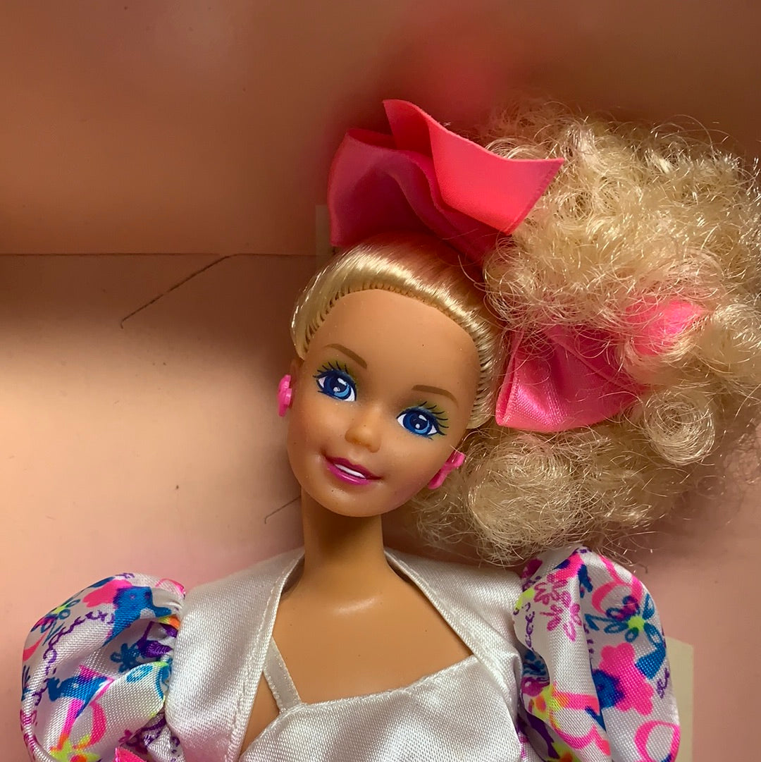 Barbie Style 1990 Barbie Doll Vintage - NIB Limited Edition  Colourful Dress